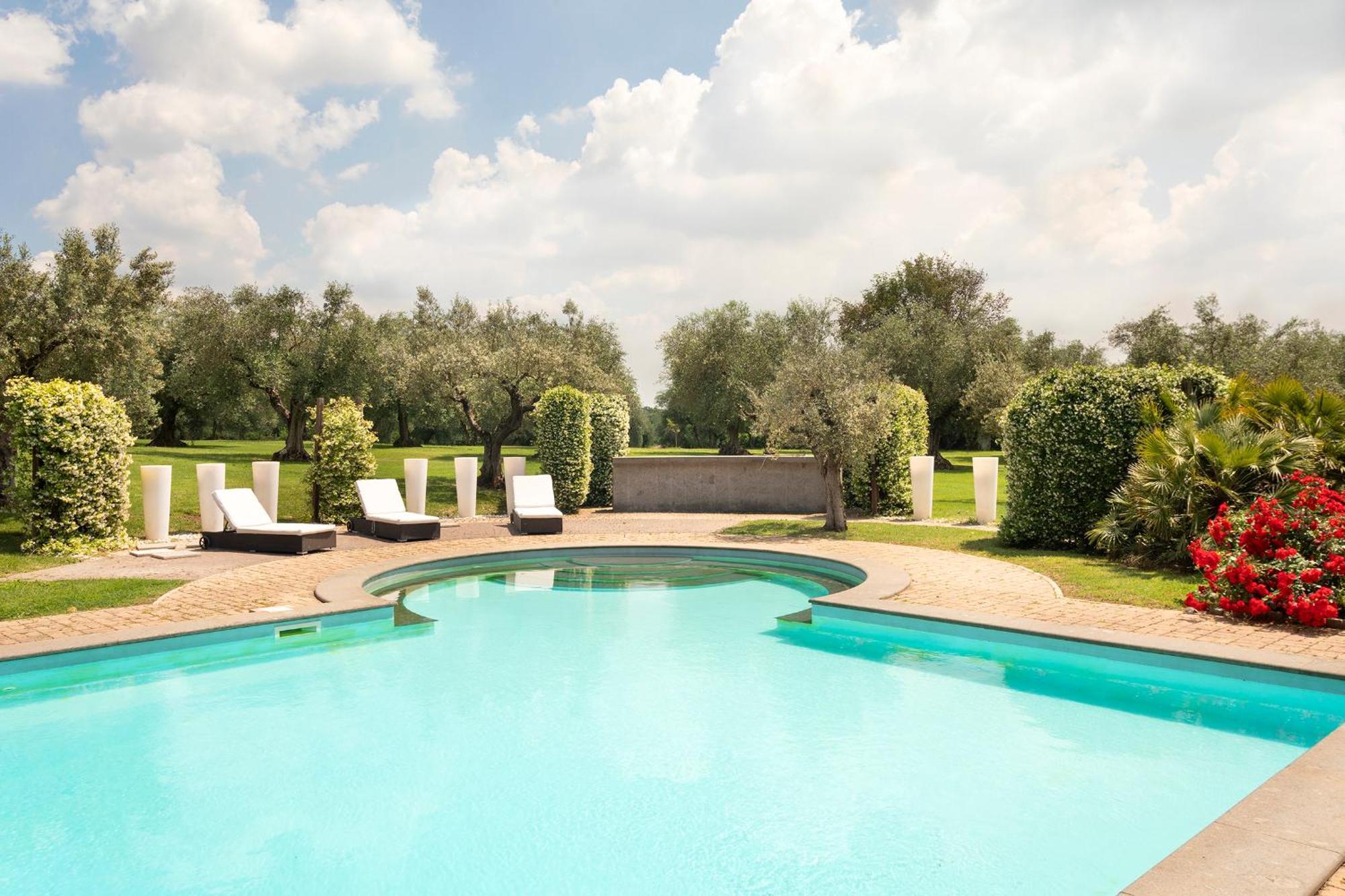Villa In Via Della Marcigliana Casale Torre San Giovanni Kültér fotó